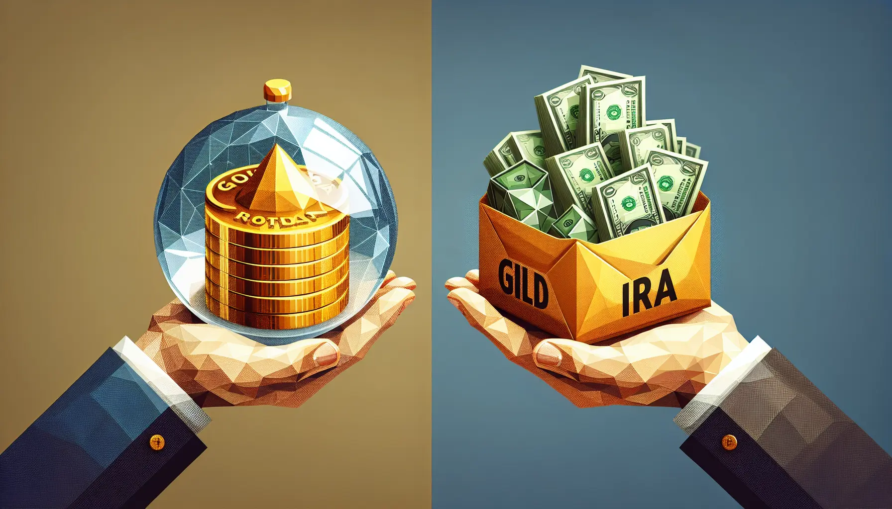 what is the difference between a gold ira and a traditional ira?