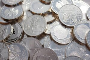 silver, silver coins, coins