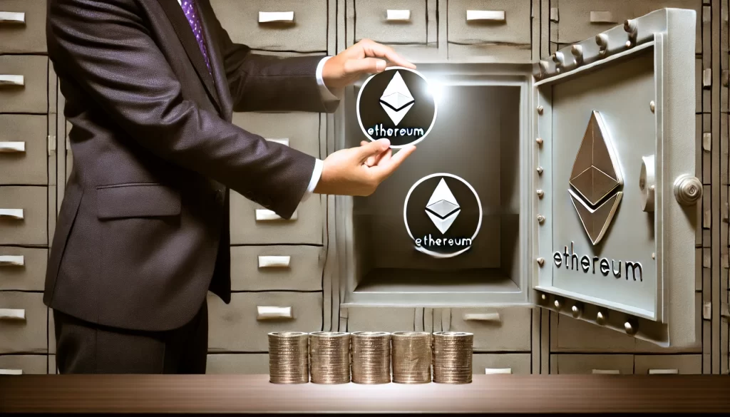 Crypto IRA companies in a vault